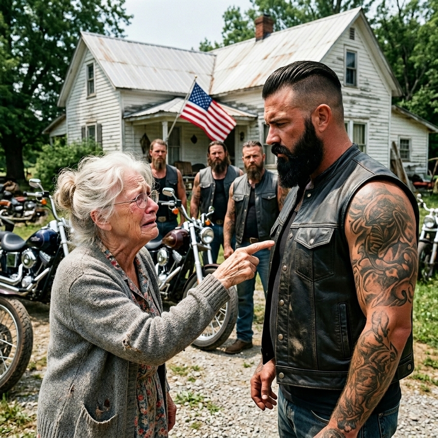 The Sheriff Called the Biker a Criminal, Then an Old Woman’s Photo of Her Son Exposed a 30-Year Cover-Up