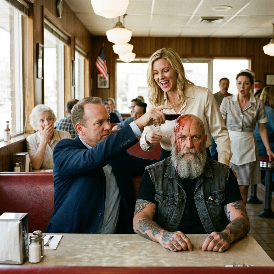 Rich Couple Humiliates a Quiet Biker, Not Knowing He’s the Town’s Most Respected Hero — And a Hell’s Angels Boss