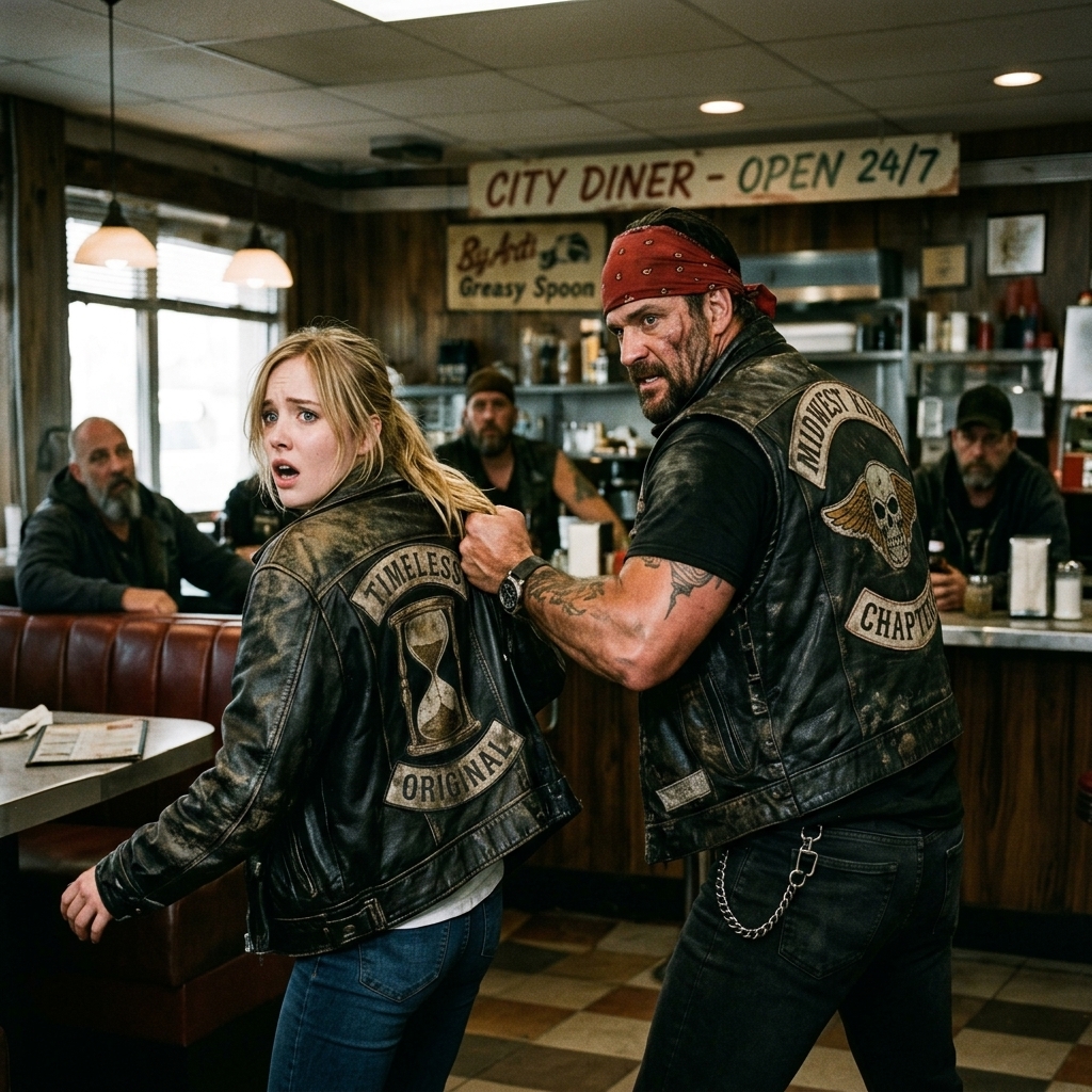 WHOLE STORY:  I was sixteen, alone in a diner full of armed bikers, when one man pulled a detonator from his pocket and said the building was wired to blow.