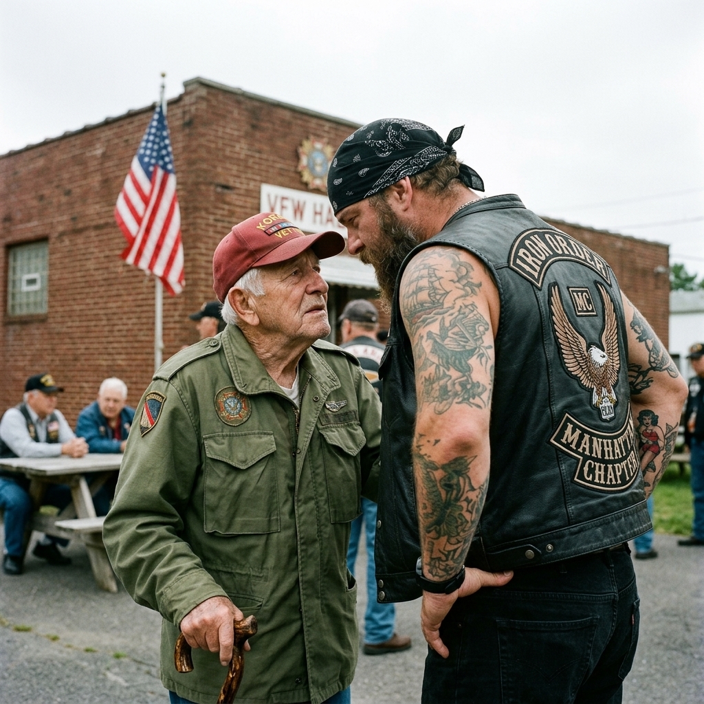 WHOLE STORY: A Hell’s Angel knelt beside a weeping veteran and said, “Your son isn’t in Seattle — he’s in my motorcycle shop” — and the truth after that changed my faith forever.