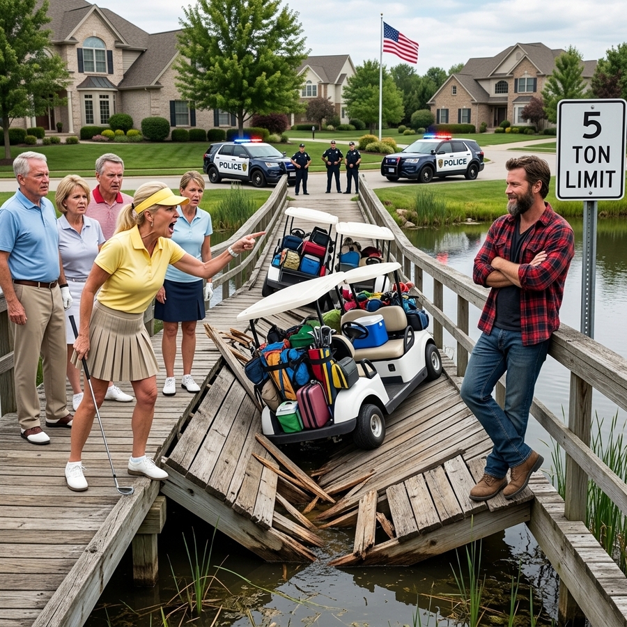 Entitled HOA Karen Thought She Could Break My Family’s 100-Year-Old Bridge In Silence— One Trap I Set Brought Down Her Entire Empire