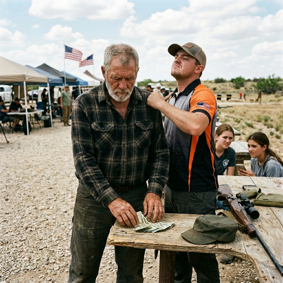 A 32-YEAR-OLD COMPETITIVE SHOOTER PUBLICLY HUMILIATED ME IN FRONT OF 60 PROFESSIONALS AT A WEST TEXAS RIFLE EXPO FOR USING A FORTY-YEAR-OLD BORROWED RIFLE