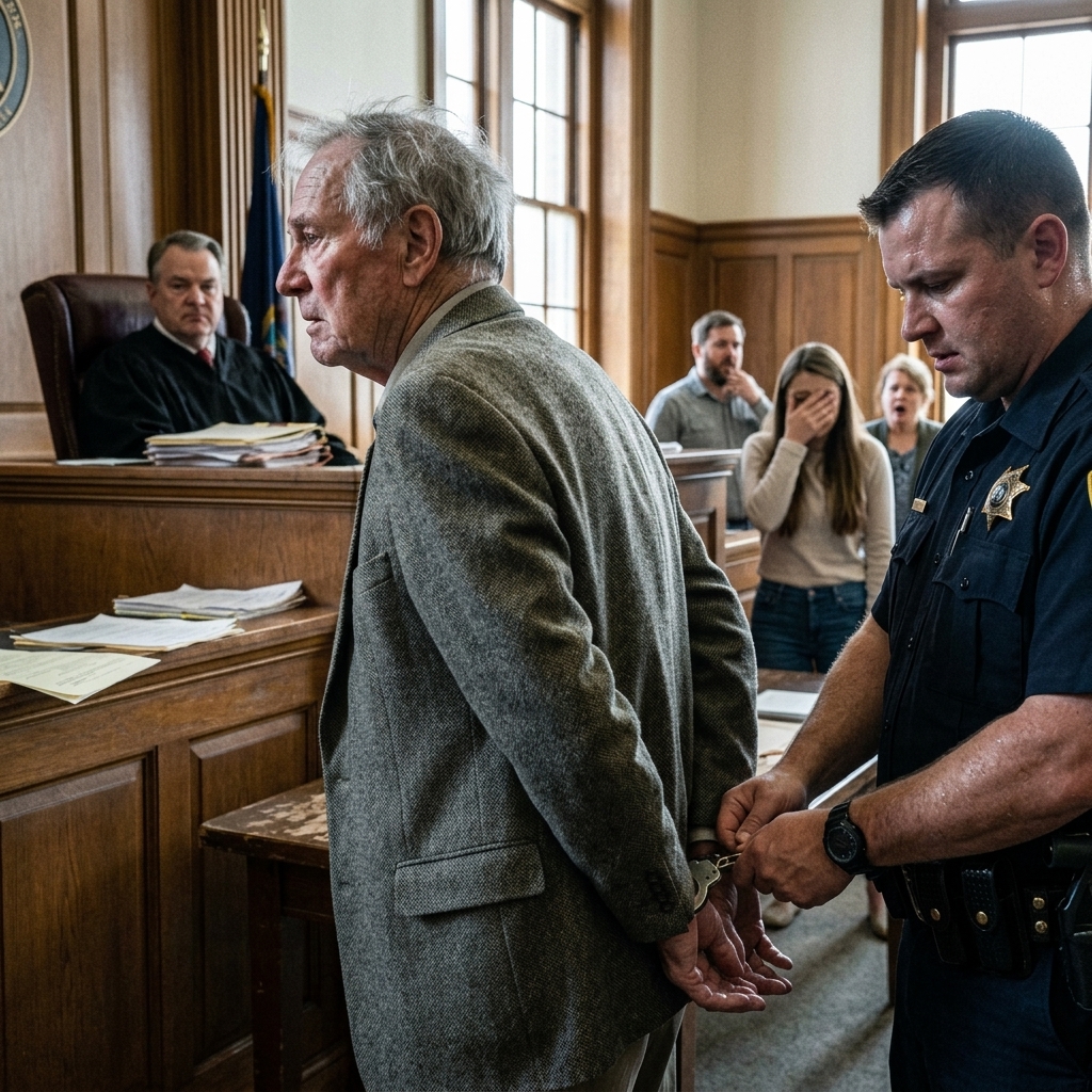 A judge mocked me as senile and had me handcuffed in open court over a traffic ticket. Then a four-star general walked in and saluted.