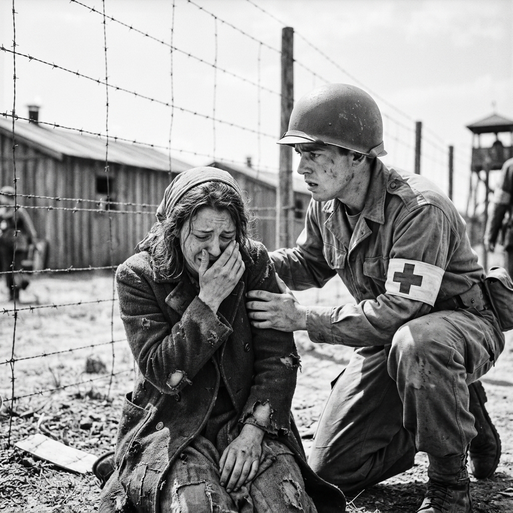 Touching her shoulder felt like pressing a coal hidden under cloth, and the look in her eyes terrified me.