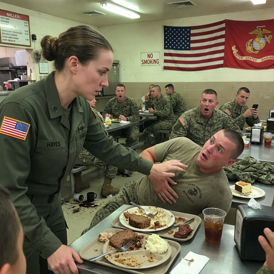 MY BROTHER SHOVED ME IN A MESS HALL, CALLING ME A “”PAPER‑PUSHER”” AS MARINES LAUGHED. THEN I SAID MY CALL SIGN—THE ROOM WENT SILENT. THE PART OF THE STORY NO ONE TELLS?