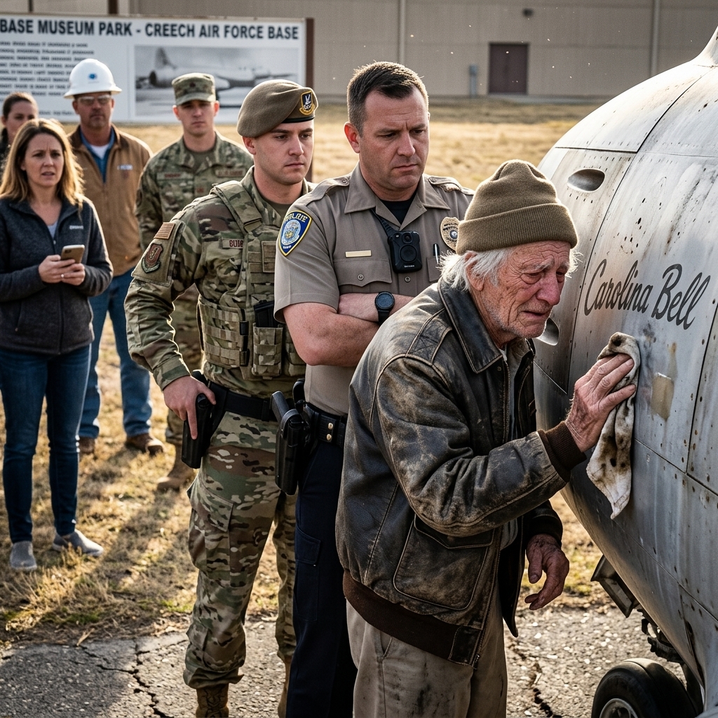 WHOLE STORY:  He THOUGHT he was ARRESTING a trespasser—but he just HANDCUFFED the man who FLEW 142 missions and SURVIVED 16 enemy MiGs