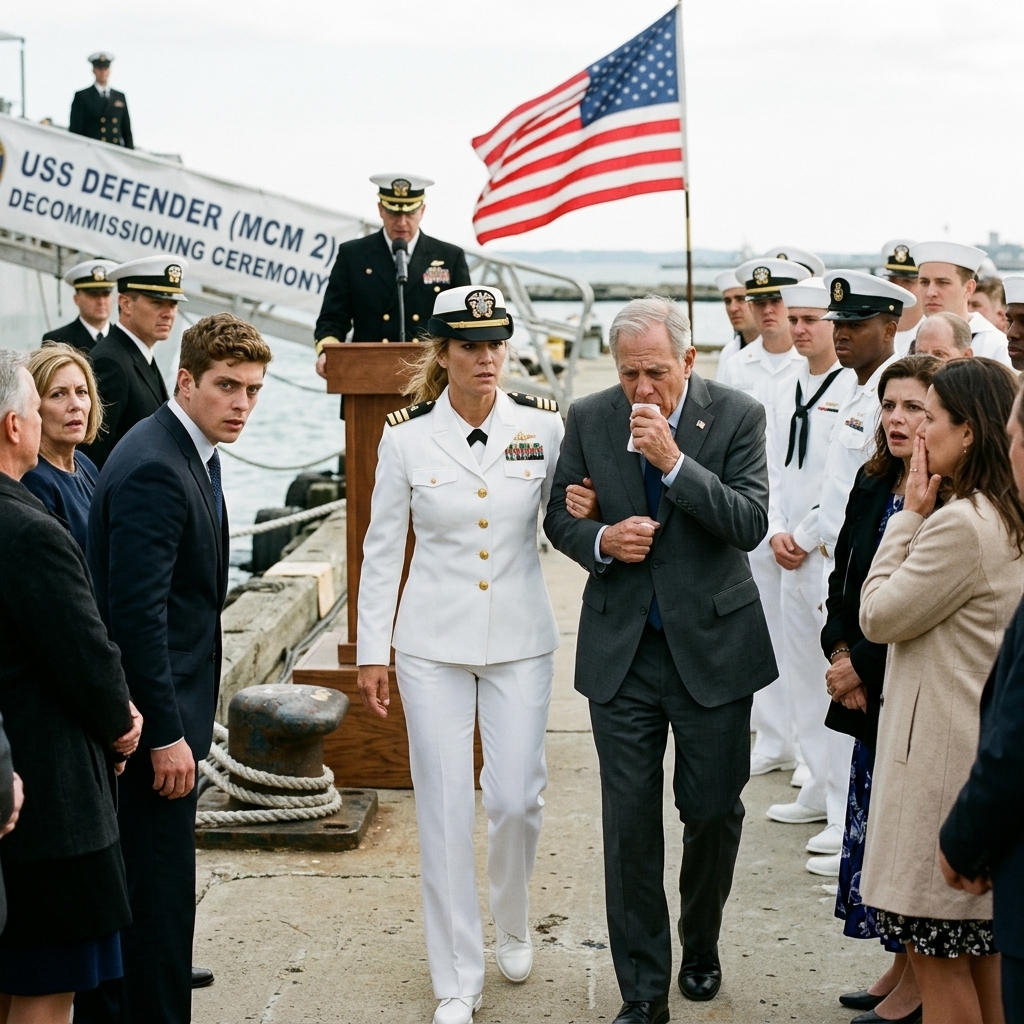WHOLE STORY:  STOPPED at the gate before I could even breathe. The petty officer held his tablet like a judge reading a sentence. My name wasn’t on the family access list. My mother had it. My father had it. Marcus had it. But not me.