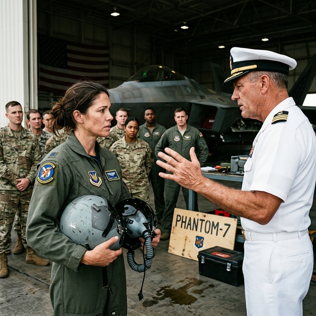 WHOLE STORY: The smell of jet fuel hit me the SECOND I stepped through the gate — and so did Admiral Richardson’s contempt.