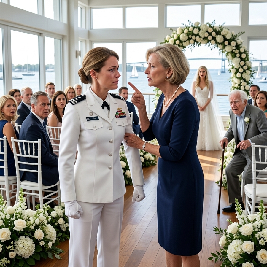 MY MOTHER CALLED MY NAVY DRESS WHITES AN EMBARRASSMENT AT MY SISTER’S NEWPORT WEDDING