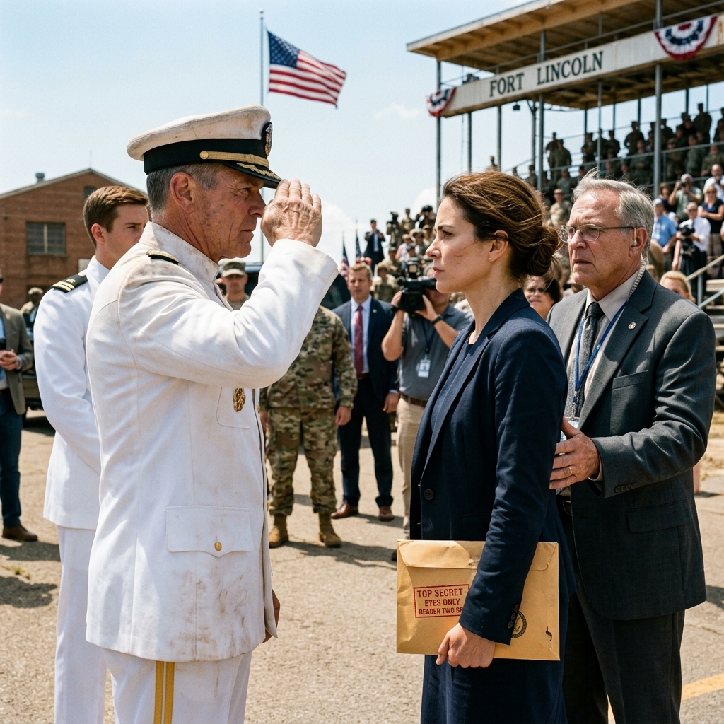 WHOLE STORY:  The BRIGADIER GENERAL ordered military police to REMOVE me from the parade field—but a FOUR-STAR arrived, STARED at me, and whispered words that FROZE the entire ceremony solid.