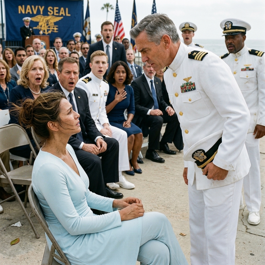 WHOLE STORY:  I SAT ALONE in the front row at Naval Amphibious Base Coronado, my black dress a quiet rebellion against my mother’s expectations.