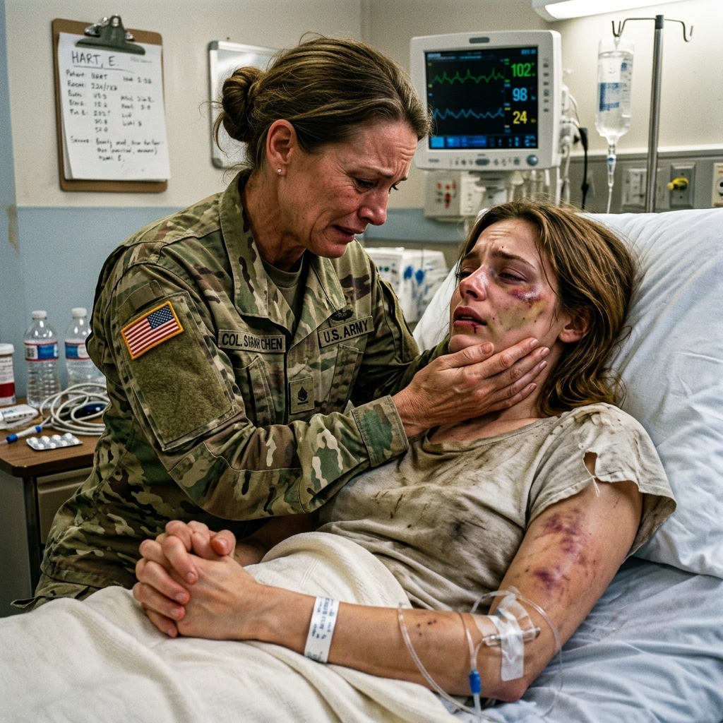 WHOLE STORY: I was still wearing my ARMY DRESS UNIFORM when my daughter called from a hospital bed—then she whispered, “MOM… PLEASE COME GET ME.” I