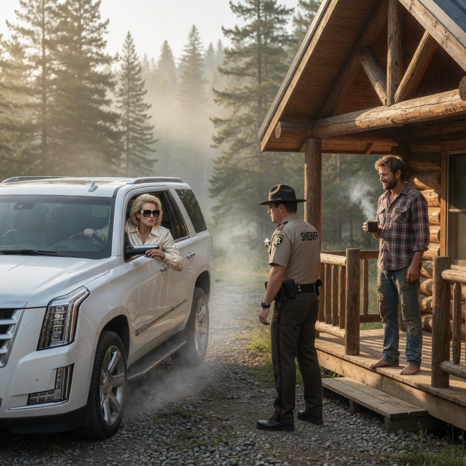 My neighbor called the cops on my cabin, demanding $500 a day in fines. She had no idea I didn’t just own the land