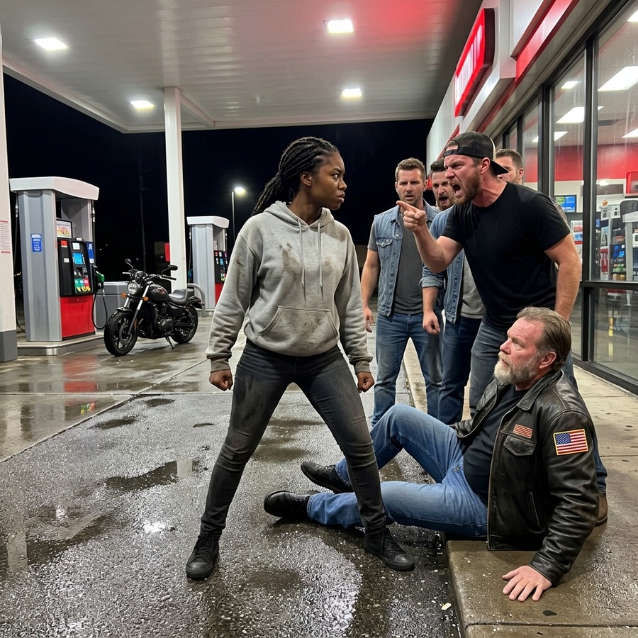 Black Homeless Waitress Saved Biker from Bullies and Got Arrested— But Her Hidden Army Dog Tags United 1,000 Bikers for Justice