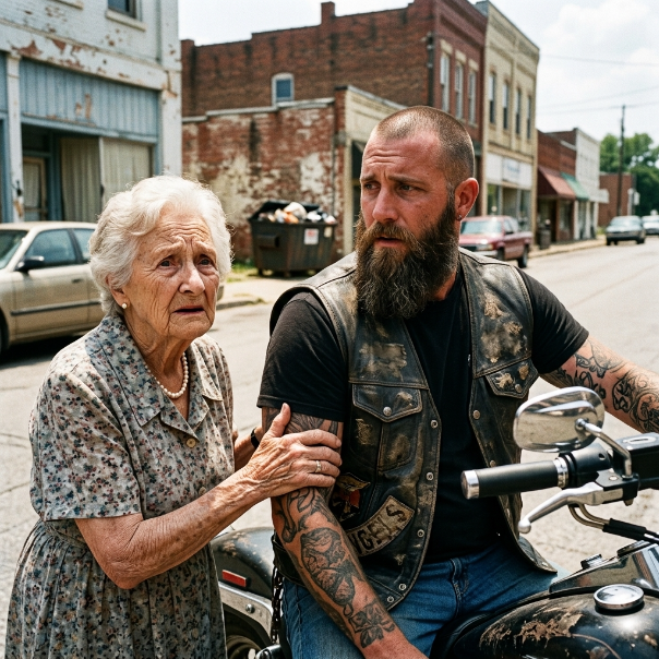 AN 86-YEAR-OLD WOMAN APPROACHED THE DANGEROUS BIKERS, WHISPERING A DESPERATE PLEA THAT LEFT EVERYONE FROZEN. WHAT REMAINS UNRESOLVED?