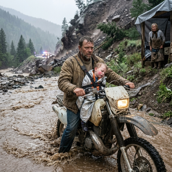 My daughter was BURNING UP with a 105-degree fever in the middle of a brutal mountain storm, but when I finally reached the hospital gates, the doors were LOCKED shut. WILL YOU BE ABLE TO BELIEVE WHAT I HAD TO DO NEXT?