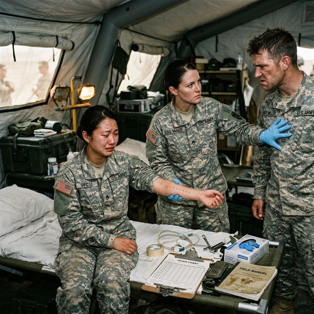 WHOLE STORY: The Guilt That Locked the Door. I NEVER THOUGHT I’D LOCK A SUPERIOR OFFICER INSIDE A MEDICAL TENT, BUT THE EIGHT BURNS ON MAYA LIN’S ARM LEFT ME NO CHOICE.