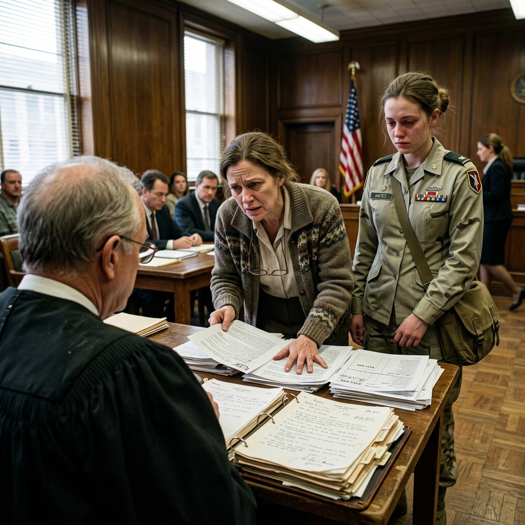 WHOLE STORY: I stared at the folder my sister pushed across the kitchen island—and KNEW my own blood had already buried me alive.