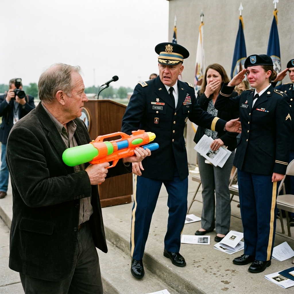 WHOLE STORY: During My Army Medal Ceremony… My Stepfather Stood Up, Pulled a Gun — And One Second Changed Everything