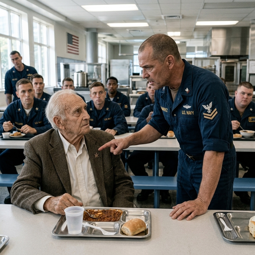 WHOLE STORY: AT EIGHTY-SEVEN, I WAS JUST AN OLD MAN EATING CHILI WHEN A NAVY SEAL CHALLENGED MY RIGHT TO BE THERE.