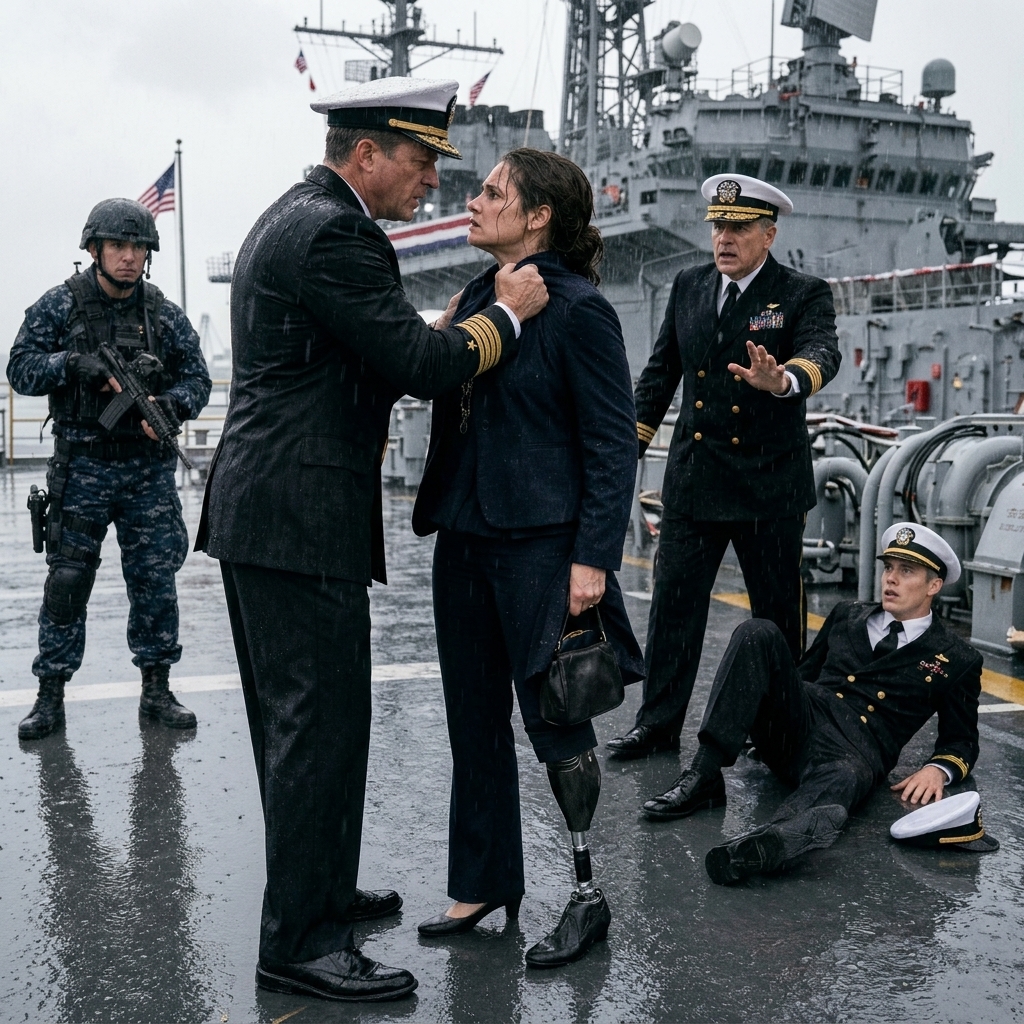 WHOLE STORY: I LOST my leg in combat and rebuilt my life from nothing. But yesterday, a Navy captain looked at me and saw only a disabled woman who didn’t belong. He ordered armed guards to ARREST me on my son’s ship.