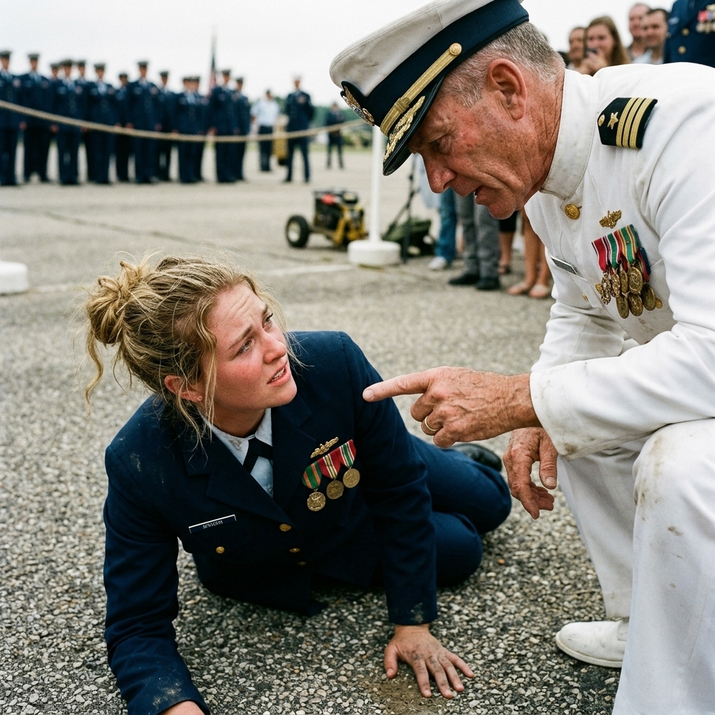 WHOLE STORY: The crack of his palm against her face echoed across the parade deck. US Marine Admiral Hit Her Before 2,000 Soldiers — He Didn’t Know She Was A Legendary Navy SEAL
