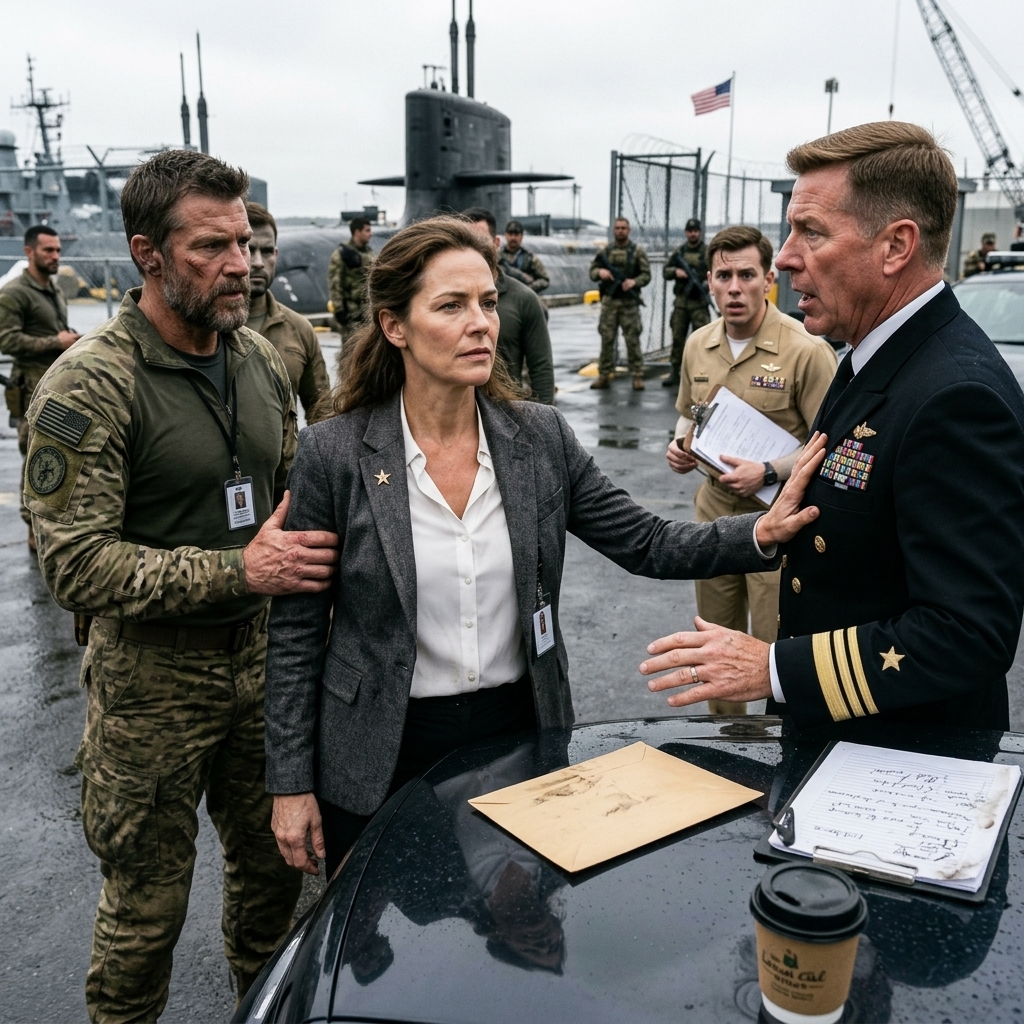 WHOLE STORY: Captain Mason Turner laughed at my visitor badge. “Worthless museum tourists don’t touch my operators,” he told me in front of six SEALs. I stayed quiet — then those same men stood at attention when my real rank came out.