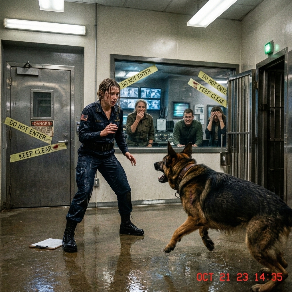 WHOLE STORY: They Locked the Navy SEAL’s Daughter in With a Condemned K9 to Break Her—But When the Door Opened, the “Monster” Was Guarding Her From Her Own Family…