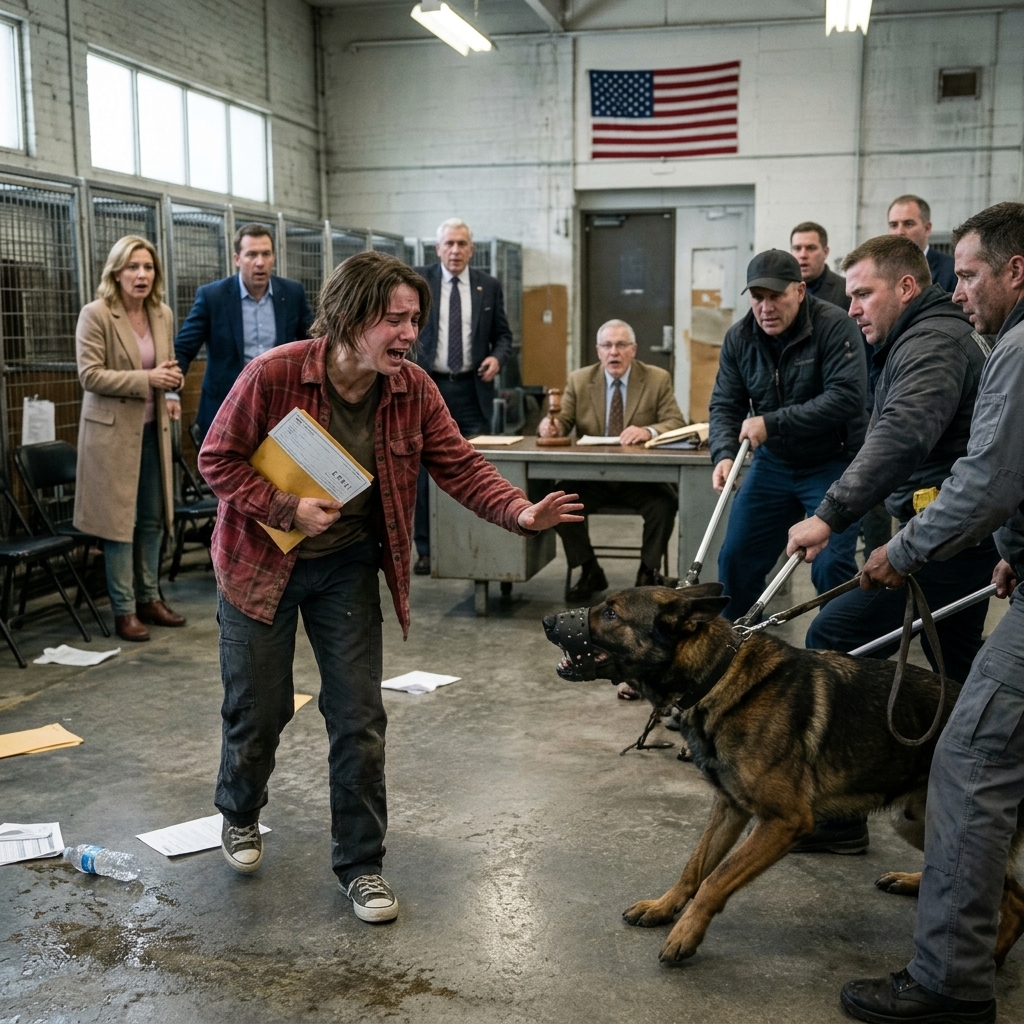 WHOLE STORY: I STEPPED INTO THE AUCTION AND SAW MY DEAD DAD’S DOG CHAINED LIKE HE WAS A PIECE OF GEAR.