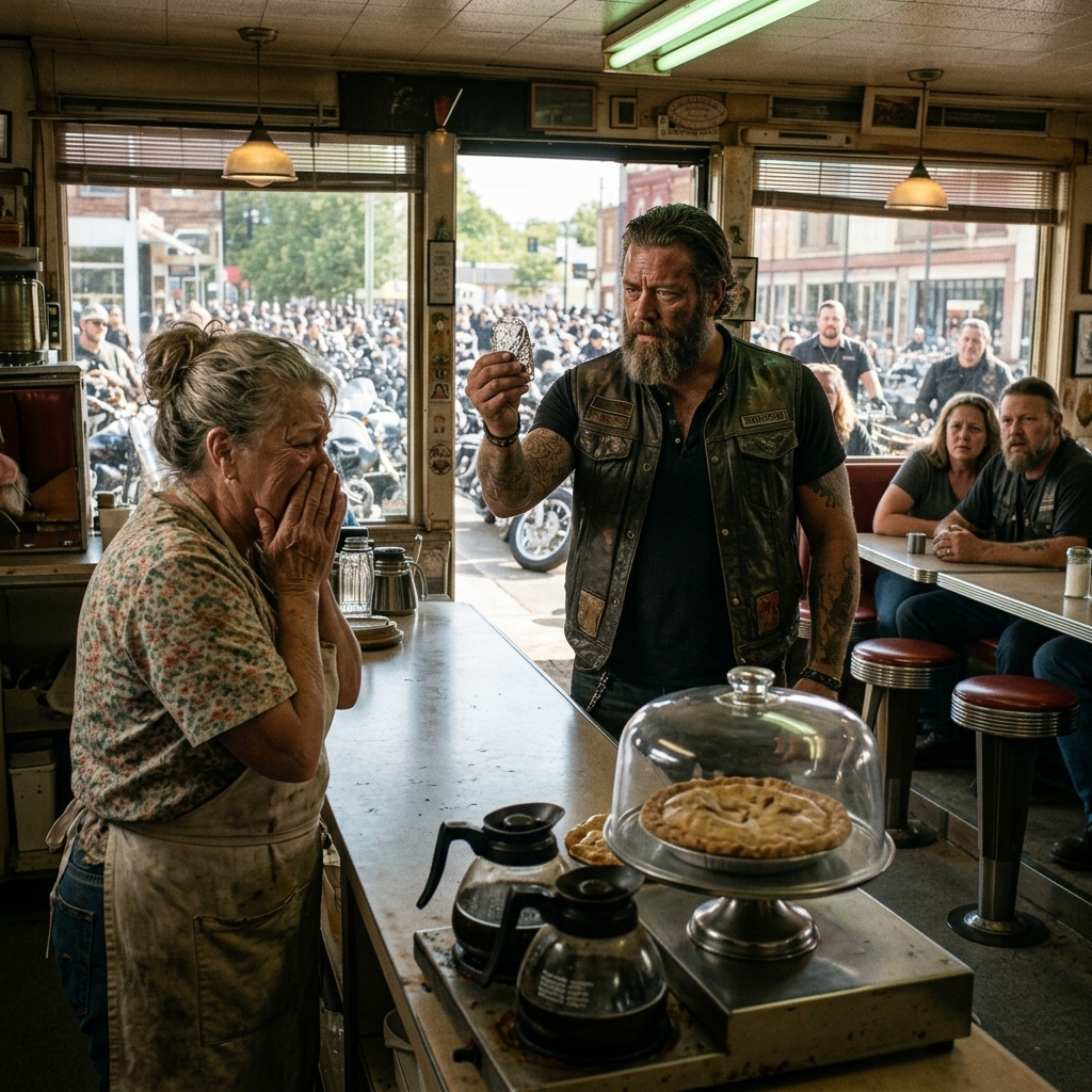 WHOLE STORY: Twenty-two years after I fed a starving boy, NINETY-SEVEN motorcycles rolled into my dying Kansas town.