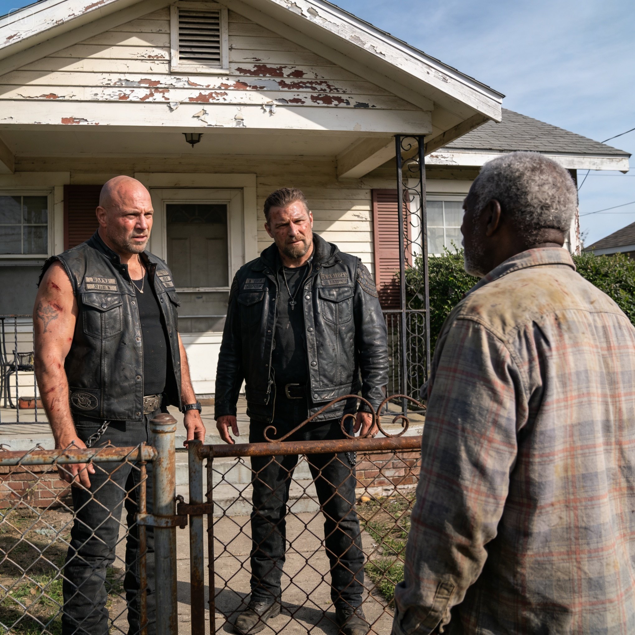 OUR NEIGHBORS HID FROM the DESPERATE BIKERS; I LET THEM IN, yet NOTHING CHANGED. WOULD YOU DO IT?