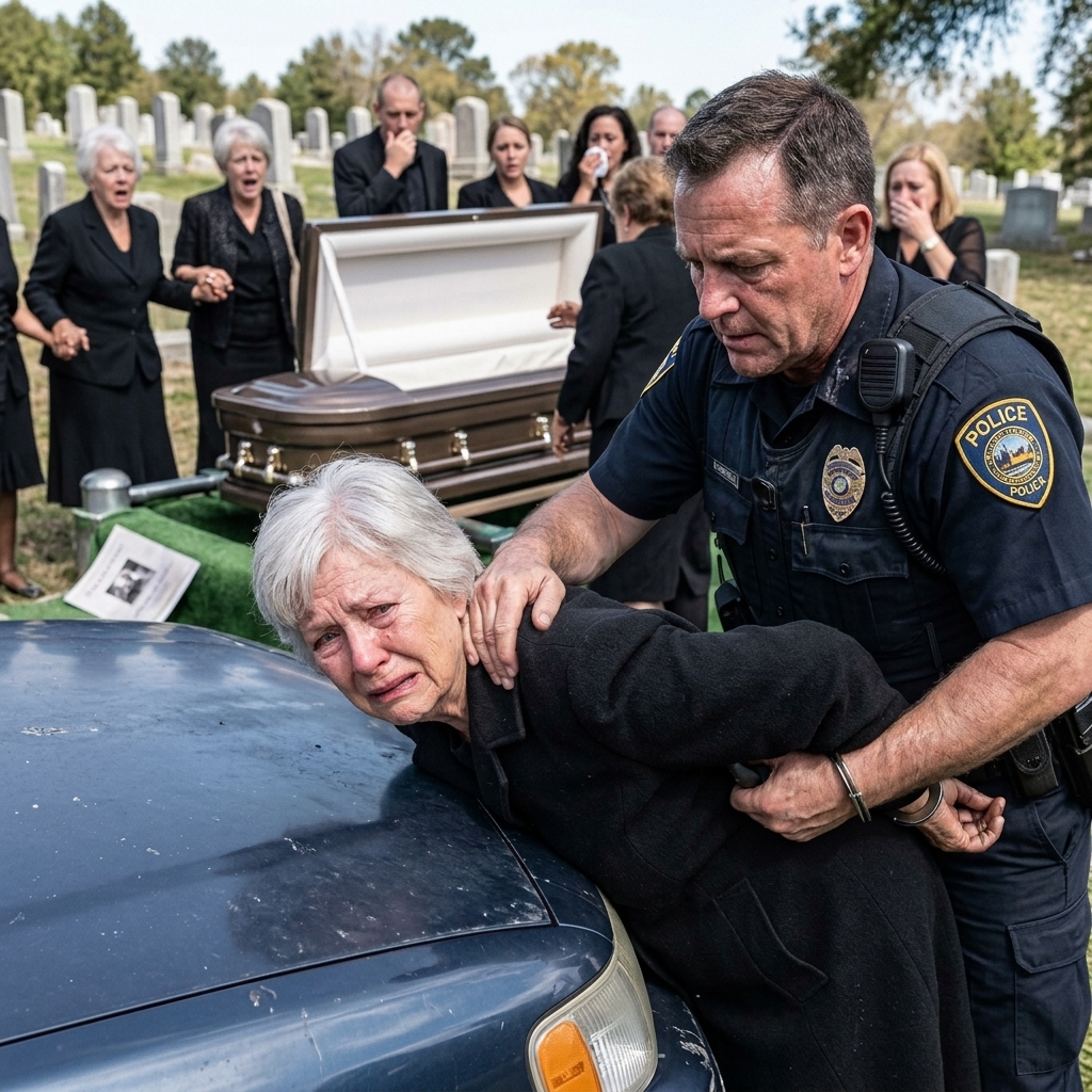 WHOLE STORY: I was BURYING my only son when this OFFICER slammed me against a patrol car and LOCKED the cuffs.