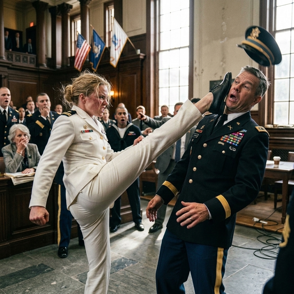 WHOLE STORY: I Walked Out of Divorce Court Thinking It Was Over—Then My Lieutenant Colonel Ex Slapped Me in Public and Triggered a Secret He Never Should Have Touched