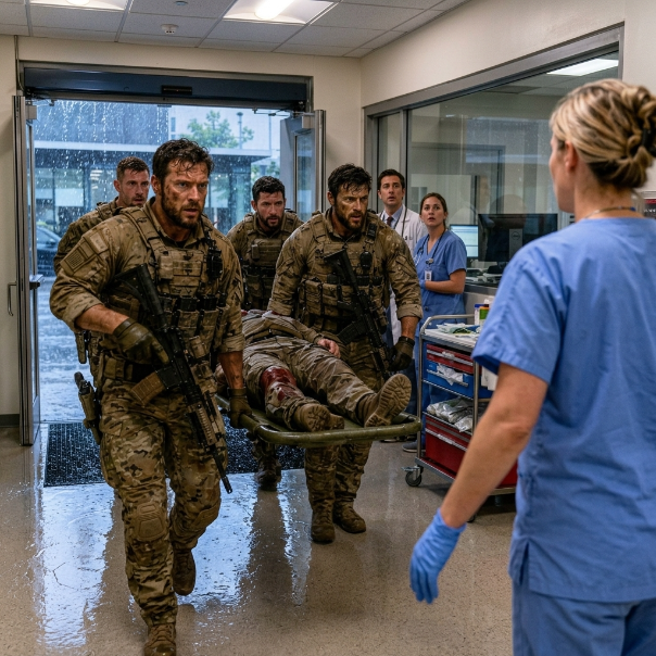 When Charge Nurse Brenda publicly mocked me as ‘just a disposable float nurse’ in front of the entire ER staff, I swallowed my pride and kept quiet, never expecting that an hour later, three military Black Hawks would shake the hospital windows just to demand my presence.