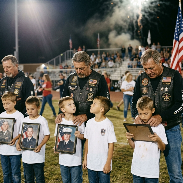 These HEARTLESS protesters mocked a grieving little girl holding her FALLEN daddy’s photo, but the police did ABSOLUTELY NOTHING. When an unexpected ARMY of bikers suddenly roared into town to confront them, everything froze. WILL THEY FINALLY GET THE JUSTICE THEY DESERVE?!