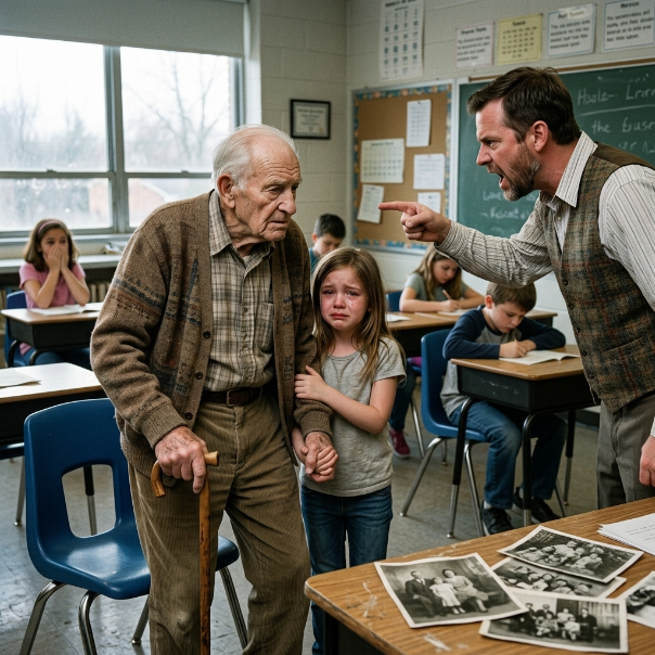 My grandfather was humiliated by a teacher who called him a LIAR in front of everyone, but even after a brave Marine stood up for him, the situation remained completely unresolved and the school refused to listen. WILL THE TRUTH FINALLY SURFACE?