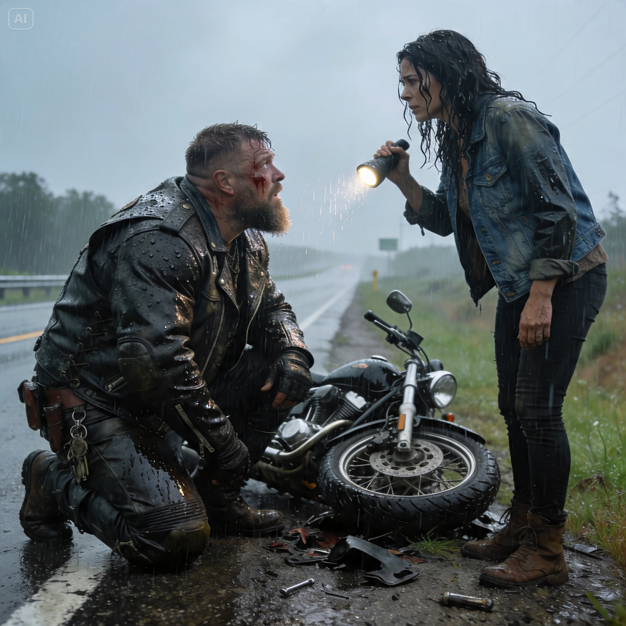 I RISKED everything to HELP a CRYING biker, but my efforts FIXED absolutely NOTHING in the end. WHAT HAPPENS NEXT?
