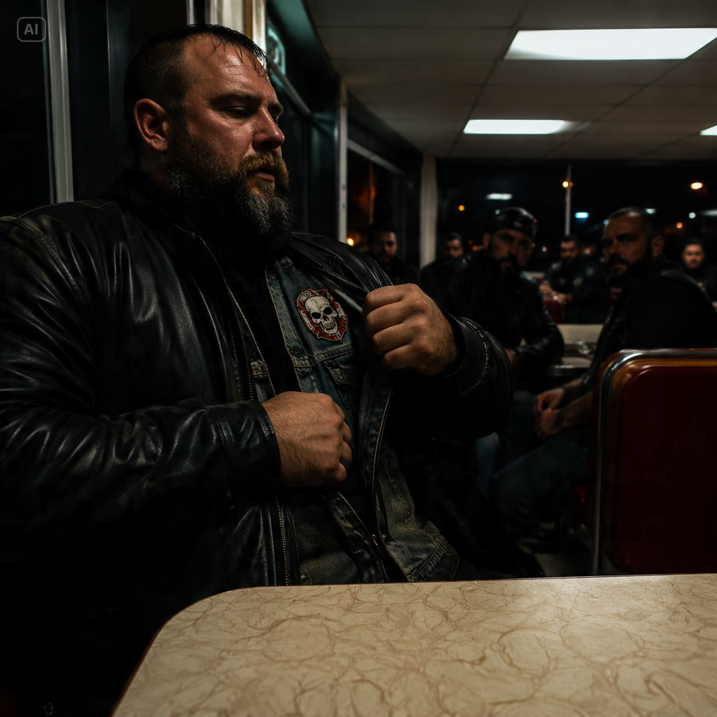I DESPERATELY robbed the EMPTY diner to PAY my debts, but racking my SHOTGUN provoked ZERO REACTION. WHO WAS LURKING?!