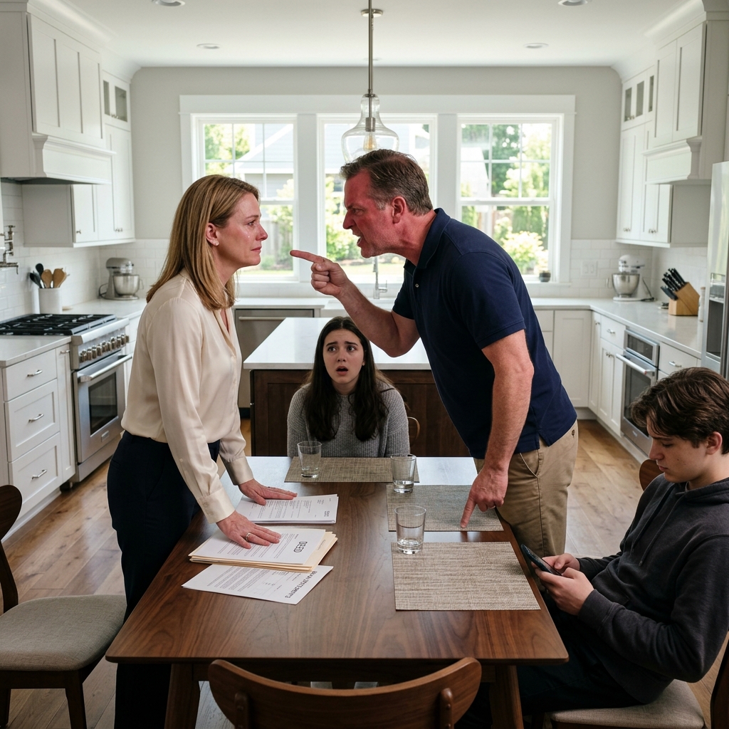 WHOLE STORY: My husband treated my daughter like a CRIMINAL for a B minus while his son FAILED three classes and got ice cream.