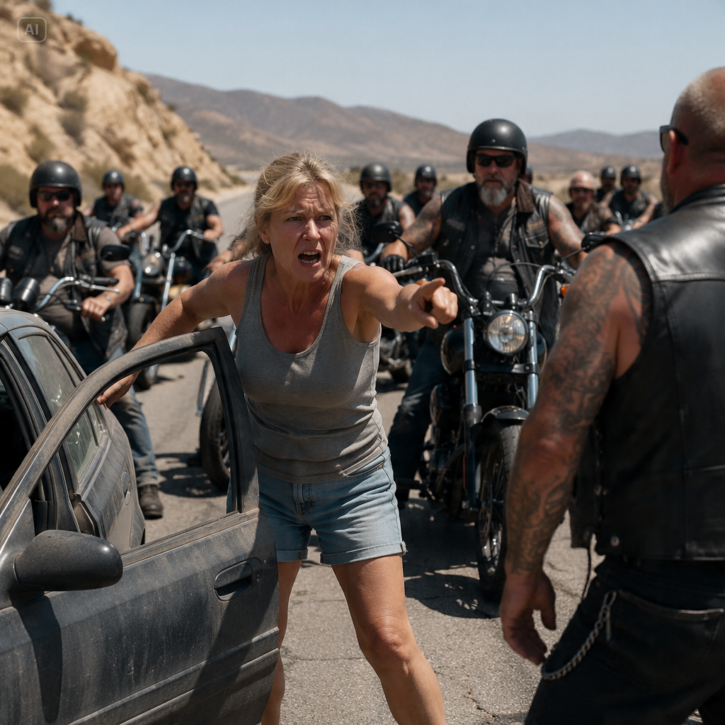 I SCREAMED at fifty outlaw bikers blocking the highway, but my DESPERATE rage produced ZERO results. WHO SURVIVES?!