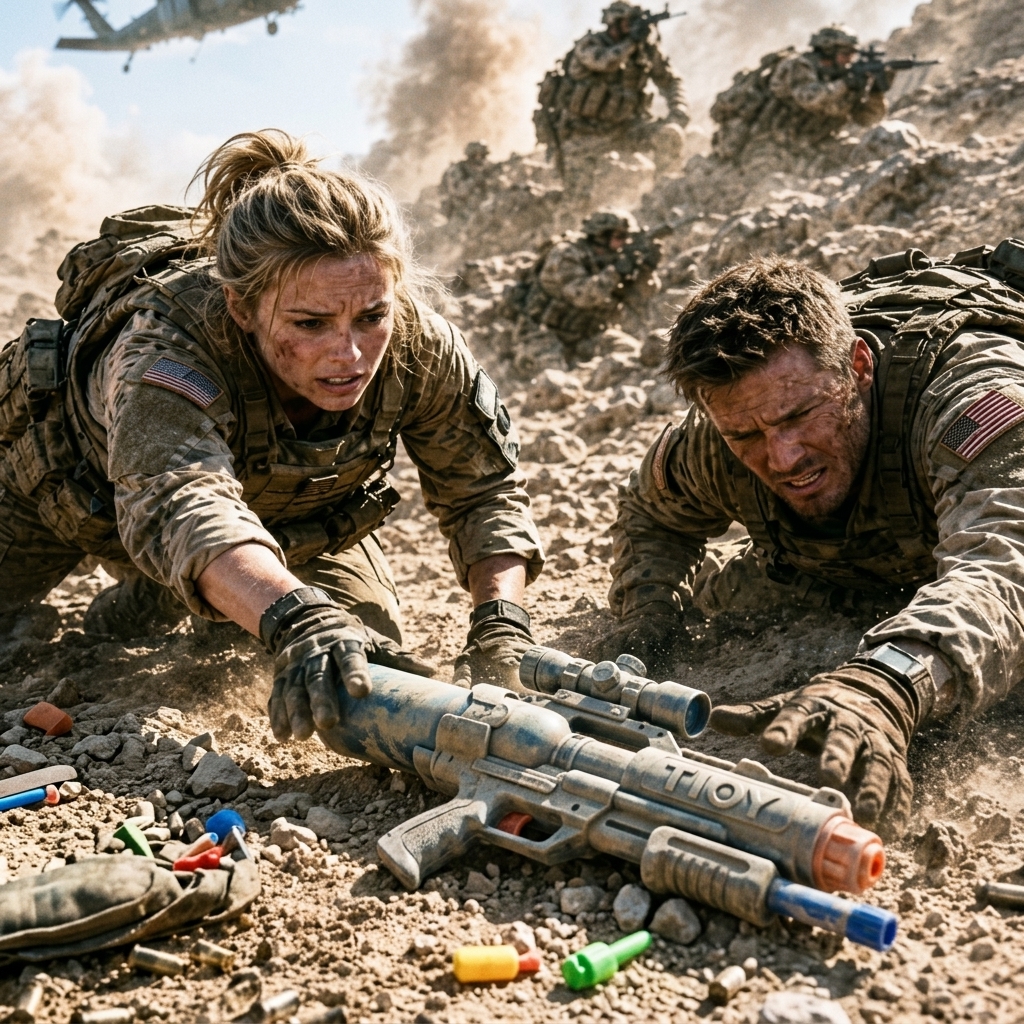 WHOLE STORY: The HIDDEN truth behind her RIFLE is about to REVEAL a soldier no one expected. She REACHED for the weapon, SETTLED behind the scope, and DROPPED the gunner