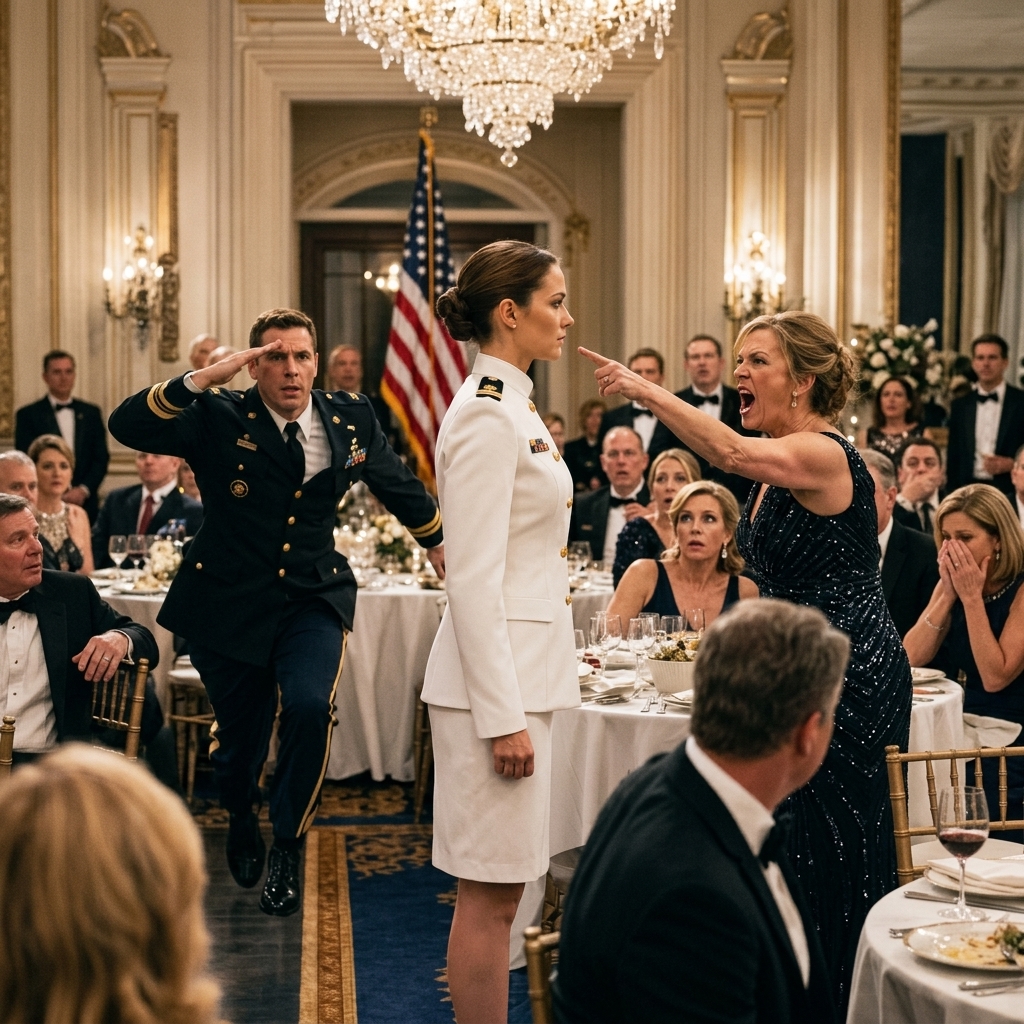 WHOLE STORY: My mother DENIED me in front of forty-two guests under a chandelier—Then a shaking SEAL stormed in screaming “Get command” and the room learned the truth.