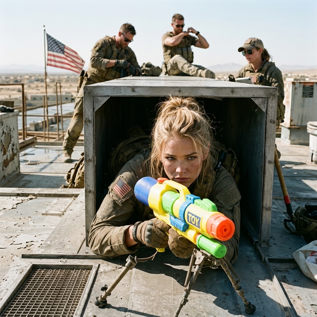 WHOLE STORY: They said I was too small for the mission—But then I crawled into a vent no man dared enter.The tarmac was cold. Eleven SEALs stared at me like I was a joke.Senior Chief Knox laughed. “They sent us a Girl Scout with a cannon.”