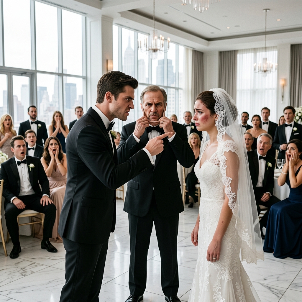 A SPOILED BILLIONAIRE HEIR PUBLICLY SHAMED A QUIET GIRL FROM QUEENS ON THEIR WEDDING DAY—BUT HE HAD NO IDEA HER SIMPLE FATHER HAD SPENT 20 YEARS IN HIDING, WAITING TO UNLEASH A corporate ASSAULT THAT WOULD DESTROY HIS ENTIRE FAMILY!