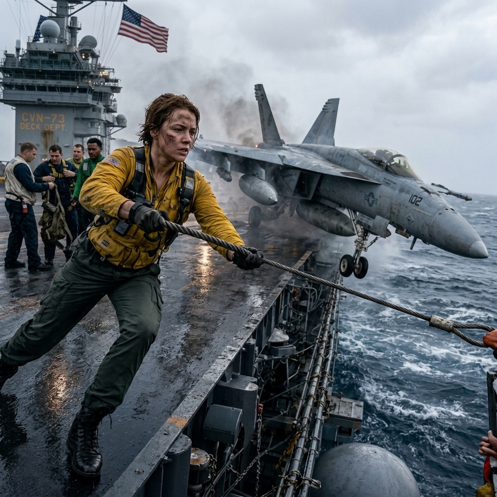 WHOLE STORY: The fighter jet slid toward the black Pacific with a pilot unconscious inside—But a 19-year-old nobody noticed knew exactly what was breaking.