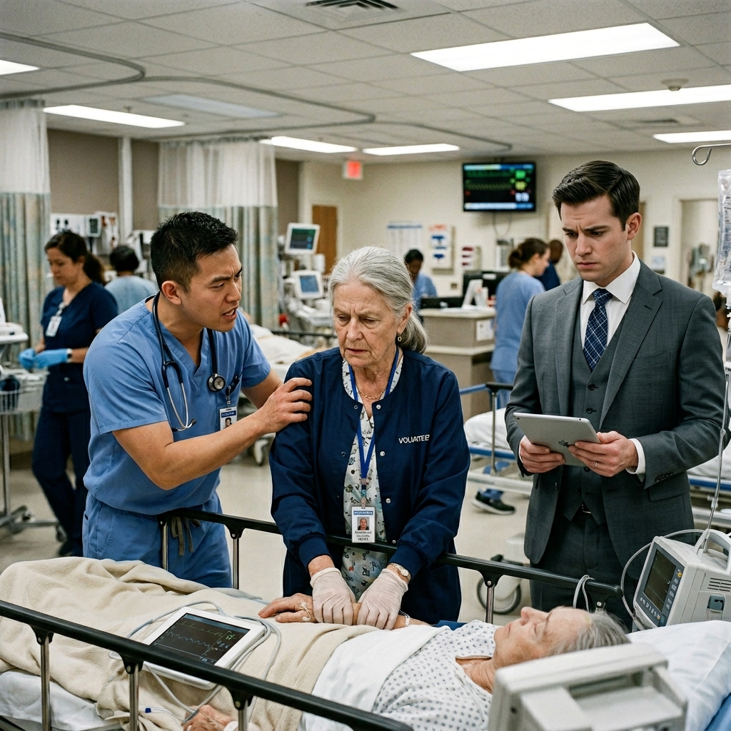 A PRIVILEGED DOCTOR MOCKS AN OLD WOMAN’S SHAKING HANDS AND DEMANDS SHE BE FIRED FOR BEING USELESS — UNTIL 15 CRITICAL PATIENTS ARRIVE AND HER INCREDIBLE HIDDEN MILITARY PAST IS FORCED INTO THE LIGHT — WATCH HER PROVE HIM WRONG.
