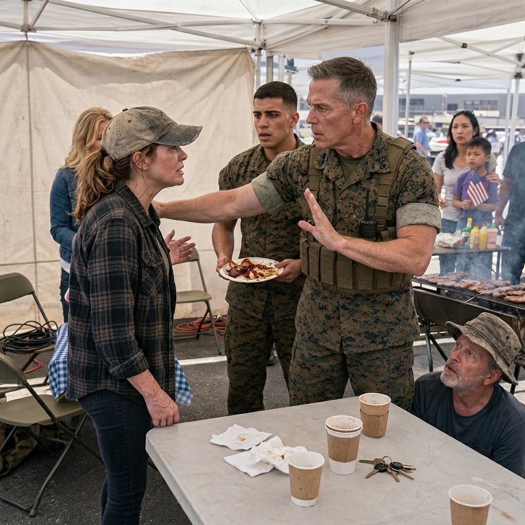 WHOLE STORY: The SCAR on her wrist will soon become the EVIDENCE her brother cannot OUTRANK. He SLAPPED her shoulder, MOCKED her service, and WAITED for applause