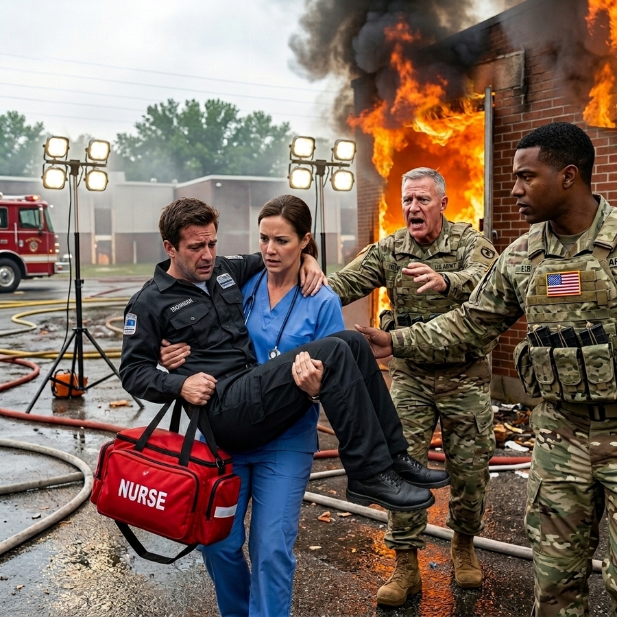 Dismissed and Ordered Off Base, Nobody Knew the Nurse Was a Decorated War Hero Until an Explosion Exposed the Truth