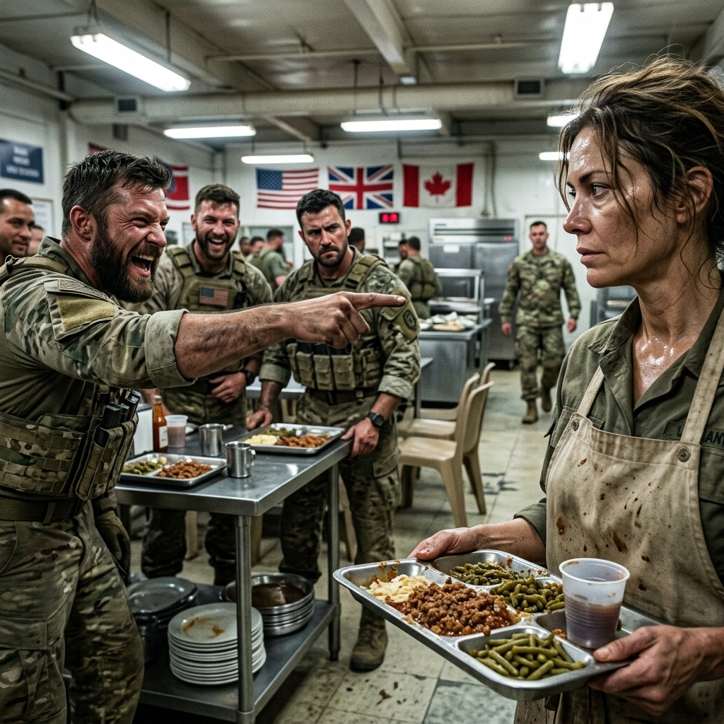 THEY CALLED HER JUST THE LUNCH LADY AND MOCKED HER SCRAMBLED EGGS BEFORE MARCHING INTO A DEADLY AMBUSH