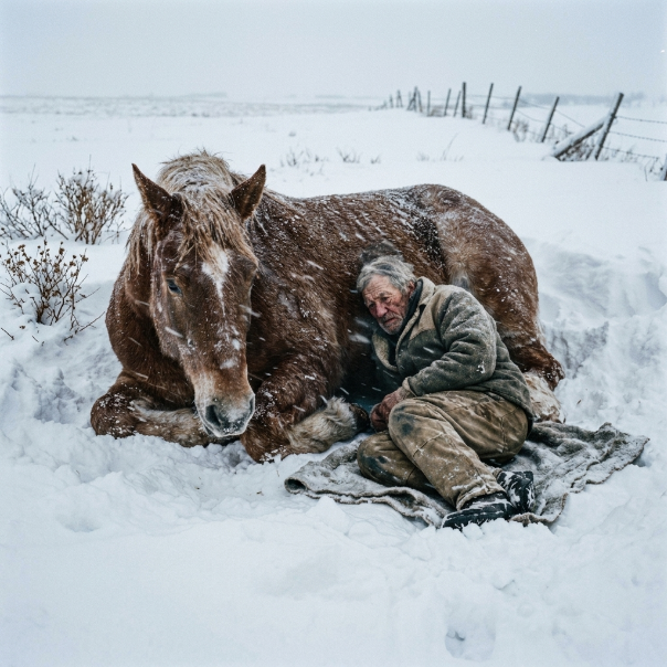The animal shelter called the crippled draft horse completely USELESS, but I brought him home anyway. When a BRUTAL blizzard buried me alive, I tried screaming for help, but the freezing wind STOLE my voice. WILL THIS BROKEN GIANT SAVE ME?!
